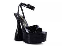 Drop Dead Platform Sandal Black view