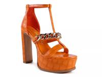 Bonita Platform Sandal Orange view