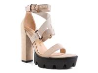 Fresh Day Platform Sandal Latte view