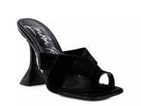 Snatched Sandal Black view