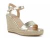 Augie Wedge Sandal Gold Metallic view