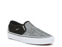 Asher Slip-On Sneaker - Women's Black/White Leopard Print view