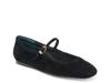 Reyes Mary Jane Ballet Flat Black Suede view