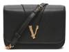 Leather Crossbody Bag Black view