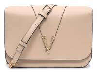 Leather Crossbody Bag Beige view