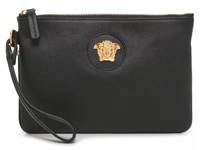 Leather Zip Pouch Black view