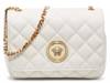 Quilted Leather Crossbody Bag Off White view