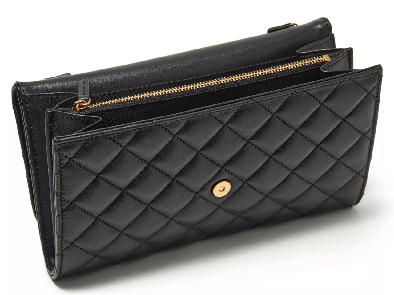 Quilted Leather Clutch