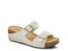 Thrume Wedge Sandal White view