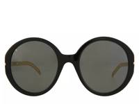 Circular Oversized Sunglasses Black view