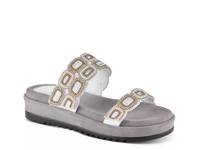 Regency Wedge Sandal White Multicolor view