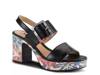 Azucar Platform Sandal Black Multicolor view