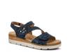Haydennie Wedge Sandal Navy Multicolor view