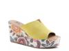 Laylani Wedge Sandal Yellow Suede view