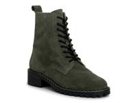 Kancie Bootie Olive Green Suede view
