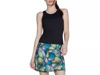 GO WALK Women's Shelf Bra Tank Top Black view