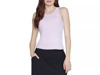 GO WALK Women's Shelf Bra Tank Top Light Purple view