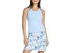 GO WALK Women's Shelf Bra Tank Top Light Blue view