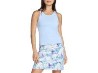 GO WALK Women's Shelf Bra Tank Top Light Blue view