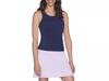 GO WALK Women's Shelf Bra Tank Top Navy view