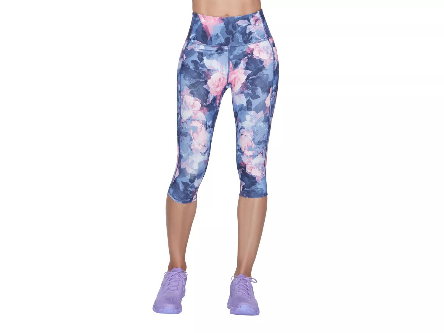 GO WALK Women's High-Waisted Capri Leggings