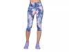 GO WALK Women's High-Waisted Capri Leggings Navy/Pink view