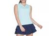 GO DRI SWIFT Women's Polo Tank Light Turquoise view