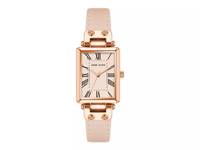 Leather Strap Watch - FINAL SALE Light Pink/Rose Gold view