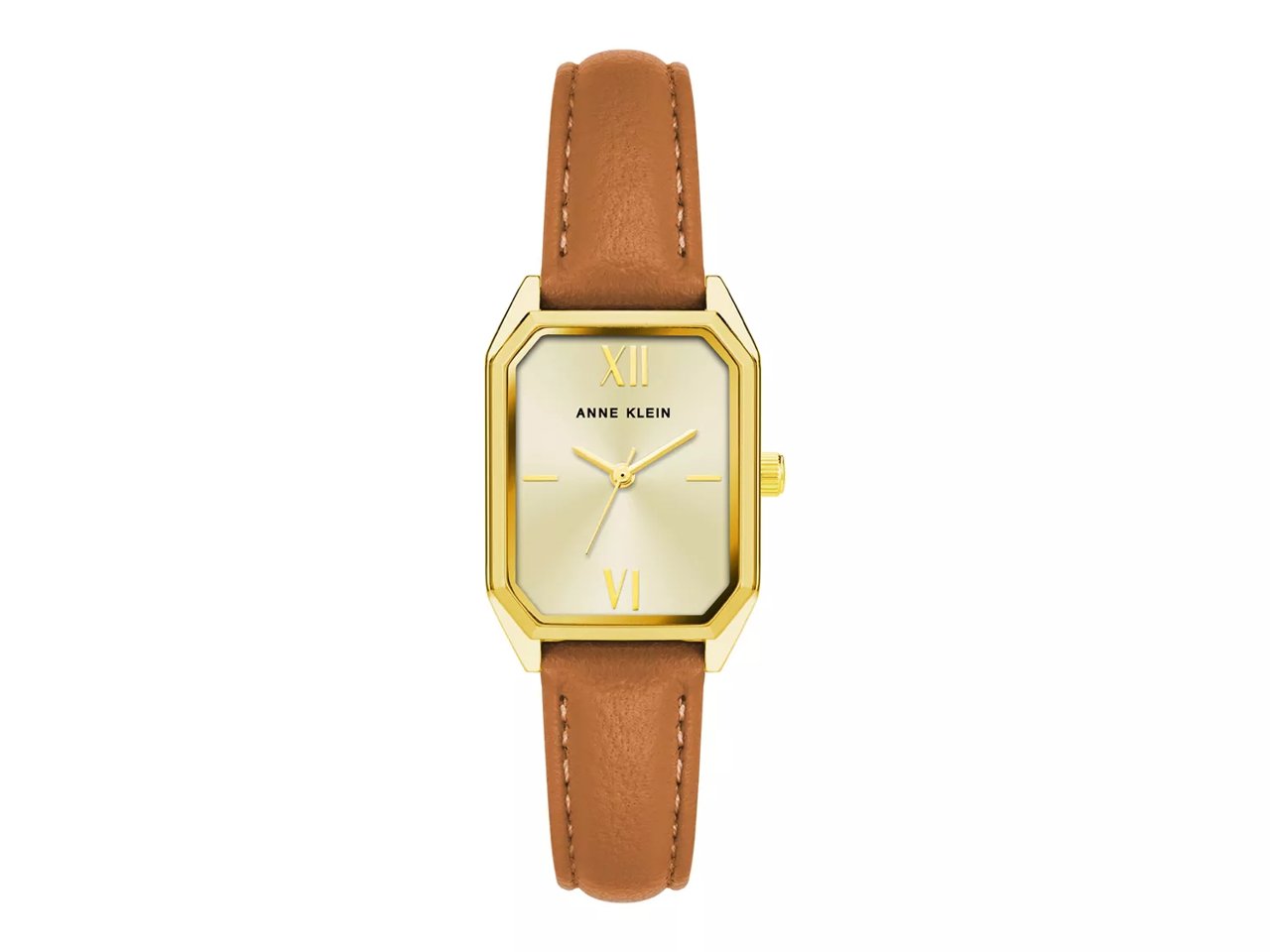 Octagonal Leather Band Watch - FINAL SALE