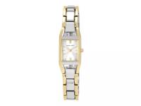 Two-Tone Watch - FINAL SALE Gold/Silver Metallic view