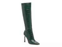 Marynne Boot Dark Green Croc Print view
