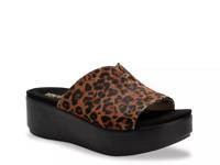 Triniti Platform Sandal Brown Leopard Print view