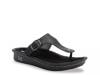 Vella Wedge Sandal Black view