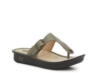 Vella Wedge Sandal Sage Green view