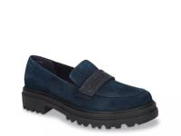 Paz Loafer Navy Suede view