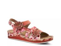 Joelina Dazi Sandal Red Multicolor view