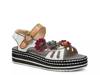 Laga Platform Sandal White Multicolor view