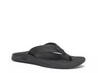 Classic Leather Flip Flop Black view