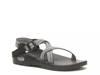 ZCloud Sandal Level Black/White Stripe view