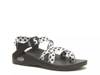 ZCloud Sandal Quilted Black/White Diamond Print view