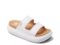 Cushion Bondi 2 Bar Platform Sandal White view