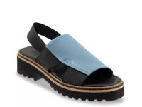 Amy Platform Sandal Blue view