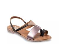 Yuki Toe Loop Sandal Black Multicolor view