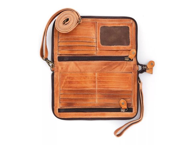 Templeton II Leather Clutch