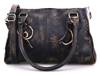Rockababy Leather Shoulder Bag Faded Black/Brown view
