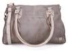 Rockababy Leather Shoulder Bag Silver Metallic view