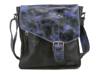 Venice Beach Leather Crossbody Bag Black/Purple view