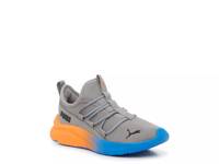 One4All Fade Slip-On Sneaker - Kids' Stormy Slate Grey/Cool Cobalt Blue/Orange view