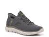 Hands Free Slip-Ins: Summits High Range Slip-On Sneaker - Men's Grey view