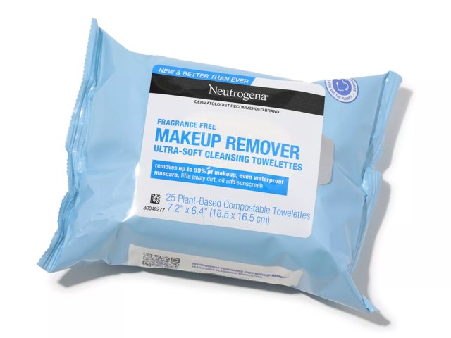 Fragrance-Free Makeup Remover Cleansing Towelettes - 25 Pack